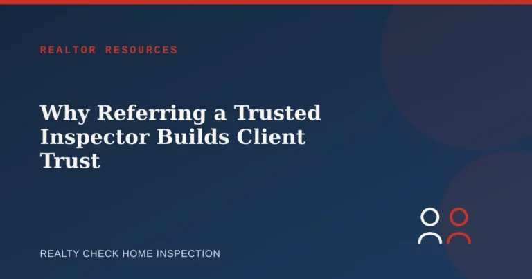 Realtor’s Guide: Why Referring a Trusted Home Inspector in Surrey Builds Client Trust